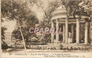 Postcard Old Versailles Petit Trianon Park The Temple of Love