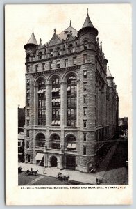 Newark NJ~Prudential Building~Broad & Bank Sts~Romanesque Gothic~Razed 1956~1905