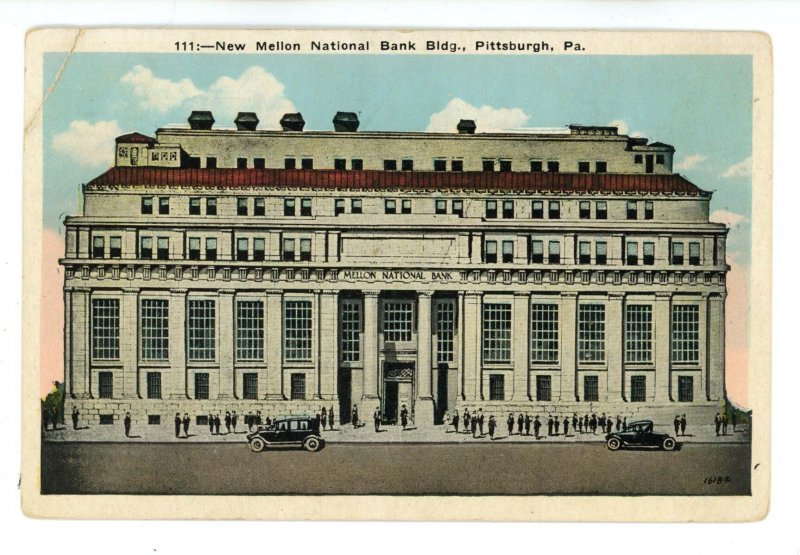 PA - Pittsburgh. New Mellon National Bank (crease)