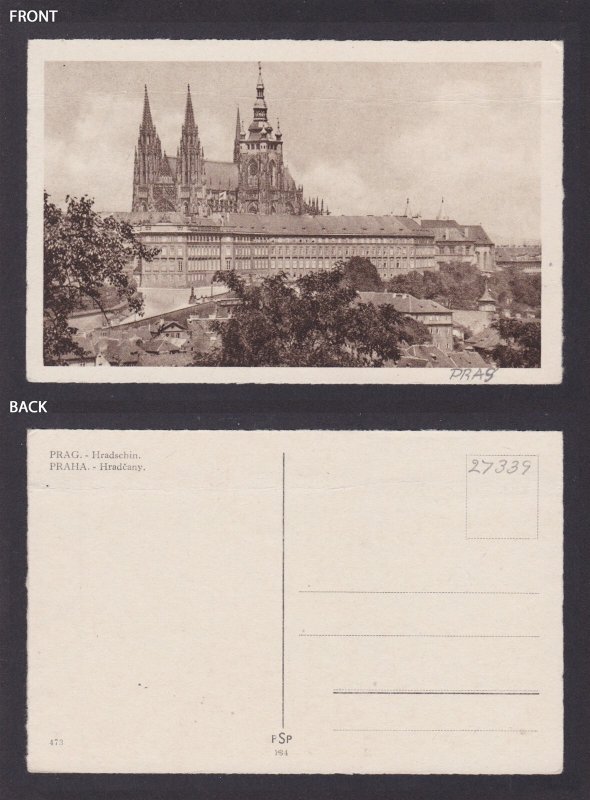 Postcard CZECHIA, Prague, Hardschin