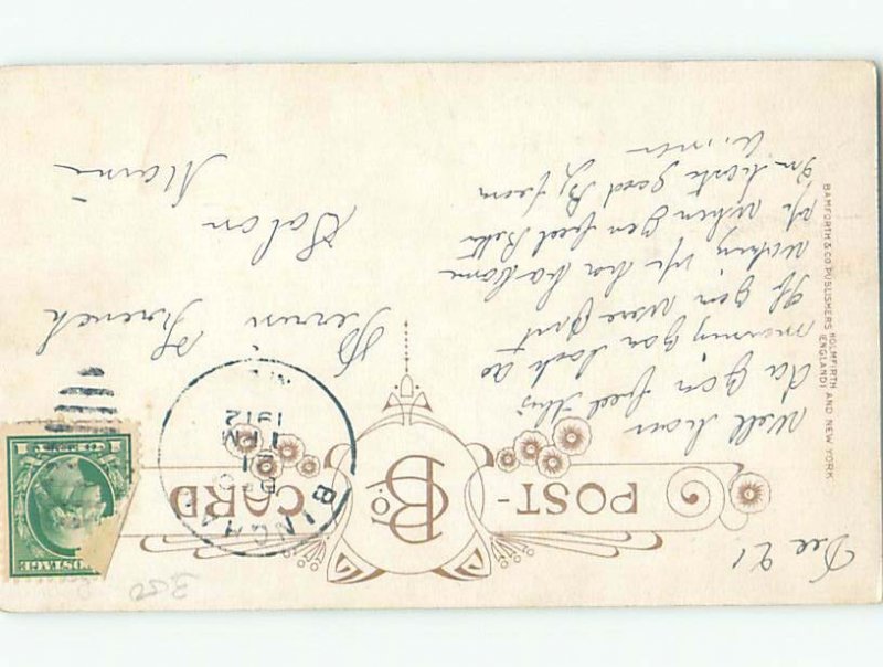 Bamforth Comic DRUNK MAN HANGS UP WITH HANGOVER AB9763