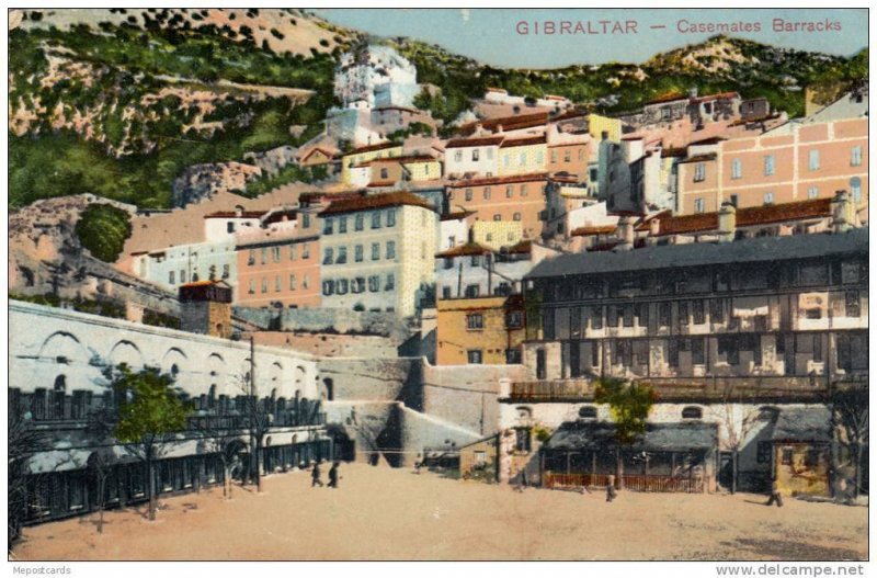 Casemates Barracks, Gibraltar, 1900-1910s