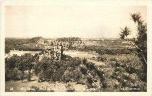 Wisconsin Bluffs Today Glacier Lake Luckenbill RPPC Photo Postcard 22+-7704 