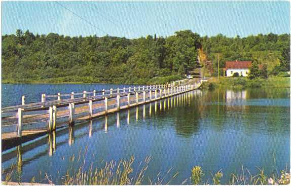 The Floating Bridge Brookfield Vermont VT