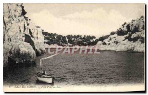 Postcard Old Bay of Cassis Port Pin