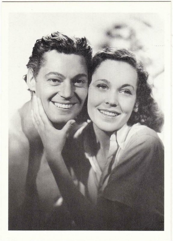 Postcard of Tarzan the Ape Man Johnny Weissmuller Maureen O'Sullivan Movie