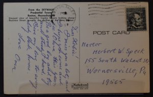 Boston, MA - View from the Skywalk, Prudential Tower - 1967