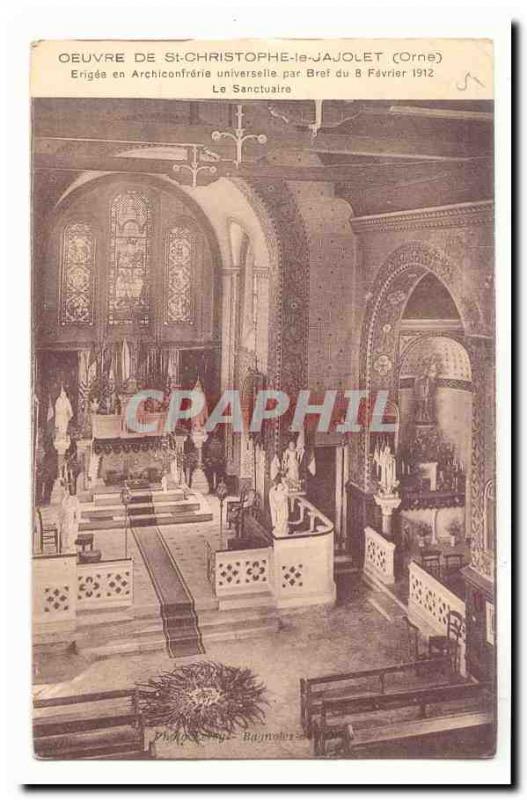 Work of the St Christophe Jajolet Old Postcard erected by Universal Confrater...