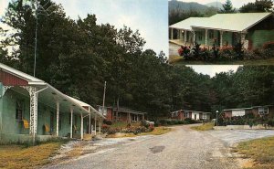 BLUE RIDGE MOTEL Clayton, Georgia Roadside c1950s Chrome Vintage Postcard