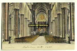 tp2090 - The Cathedral , Salisbury , Wiltshire - FGO Stuart postcard