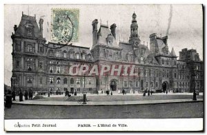 Old Postcard The Paris City Hall