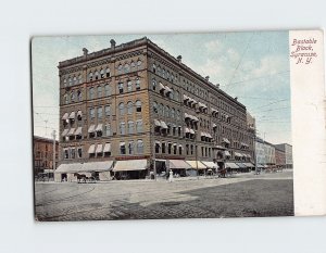 Postcard Bastable Block, Syracuse, New York