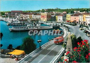 Modern Postcard Lake Garda Desenzano general view