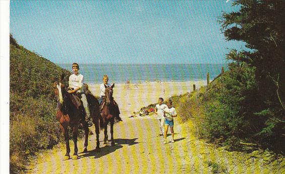 Horseback Riders Catholic Camp St Francis For Boys Watsonville California