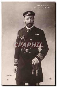 Old Postcard George V Our powerful allies