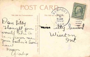 Logging Camp Horse Teams Idaho 1909 postcard