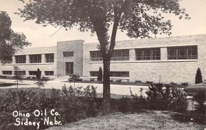 Sidney Nebraska Ohio Oil Co., B/W Photo Print Vintage Postcard U9830