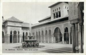 Spain - Granada Alhambra Patio de los Leones RPPC 01.78