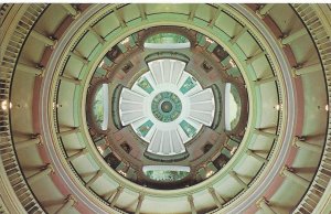 Interior of Dome Wrought and Cast Iron Old Courthouse St Louis Missouri