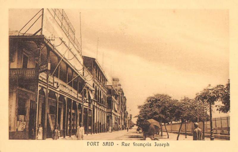 Group Of 8 Alexandria Egypt Port Said Misc Scene Antique Postcards K40594