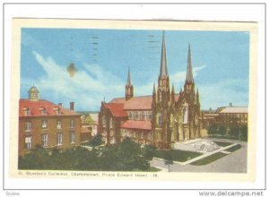 St. Dunstan's Cathedral, Charlottetown, Prince Edward Island, Canada, PU-1955