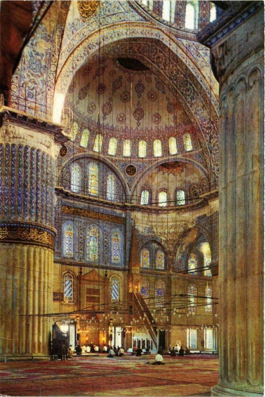 CPM AK Istanbul - Interior of the Blue Mosque TURKEY (851920)