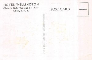 2~Lumitone Postcards   Albany, NY New York  WELLINGTON HOTEL & DINING ROOM