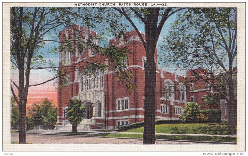 Methodist Church, Baton Rouge, Louisiana, 1930-1940s