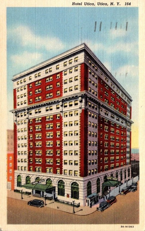 New York Utica Hotel Utica 1944 Curteich