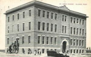 C-1910 Alliance Nebraska St Agnes Academy auto Miller Bros postcard 10390 