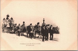 France Funeral Of Felix Faure Vintage Postcard 09.11