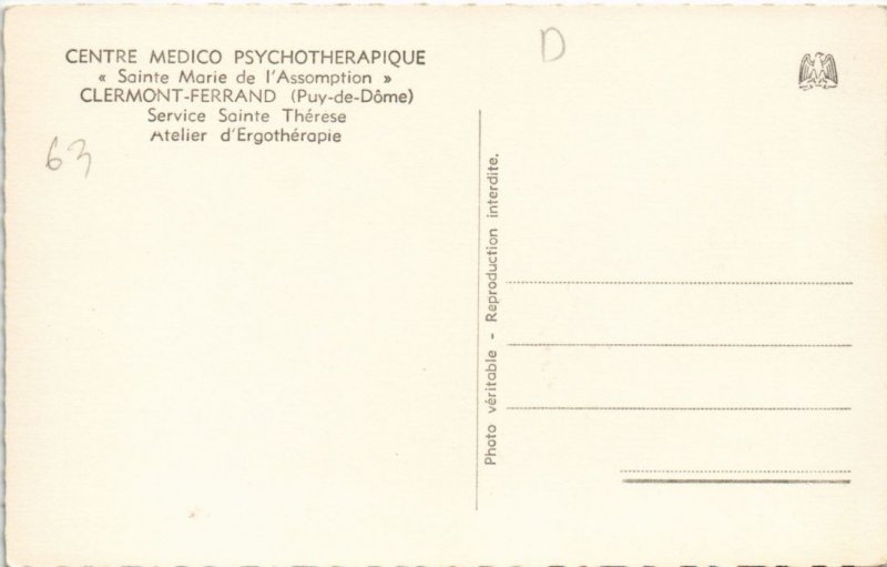 CPA Clermont Ferrand centre Medico Psychotherapique (1238376)