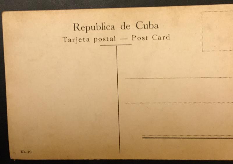 Postcard Unused Produce Exchange Havana Cuba No 19 LB