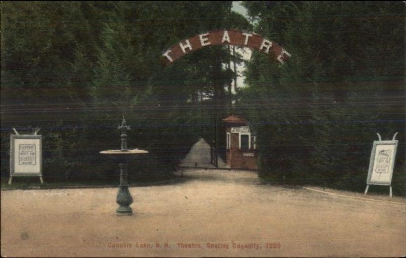 Salem NH Canobie Lake Park Theatre c1905 Postcard