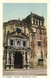 colombia, CARTAGENA, Santo Domingo Church (1930s) Postcard