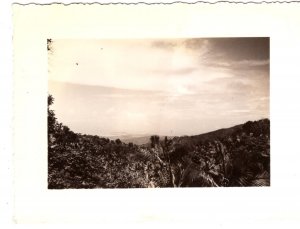 Virgin Islands from El Yonque Porto Rico (2 ) 1940s Photographs approx. 3 X 4 in