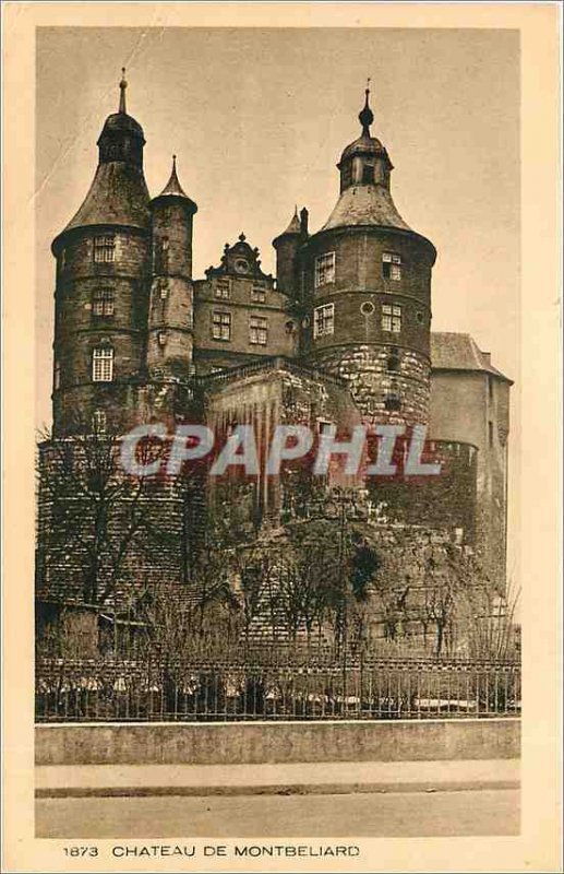 Old Postcard CASTLE MONTBELIARD