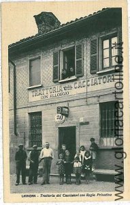 00091 VINTAGE POSTCARD: GENOA: BLACKBOARD: RESTAURANT - BEAUTIFUL!-