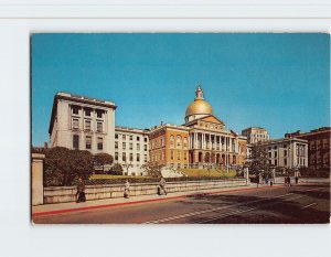 Postcard The New State House Boston Massachusetts USA