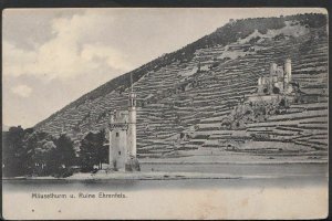 Germany Postcard - Mausethurm u.Ruine Ehrenfels   RS2451