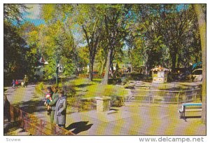 Scenic view,  Lafontaine Park Zoo,  Montreal,  Quebec,  Canada,  40-60s