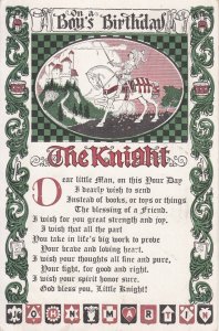 On a Boy`s Birthday The Knight American Fine Art JOHN MARTIN 1916 art nouveau