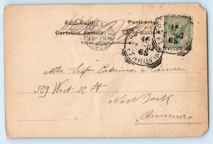 Italy Postcard Two Women and a Pot Customs of Lazio 1903 Antique Posted