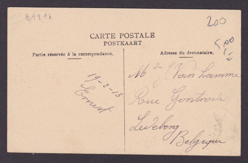 Postcard, BELGIAN CONGO, Katanga, Water Carrier