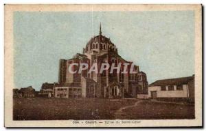 Old Postcard Cholet Church of Sacre Coeur