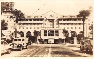 Daytona Beach Florida Sheraton Plaza Hotel, Real Photo Vintage Postcard U8088