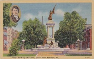 Francis Scott Key Monument Eutaw Place Baltimore Maryland