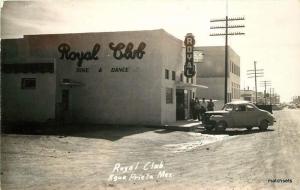 AGUA PRIETA MEXICO Royal Club RPPC Automobile postcard 16728