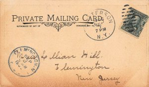 Whaley Pond, Looking North, New York State, Private Mailing Card, Used in 1905