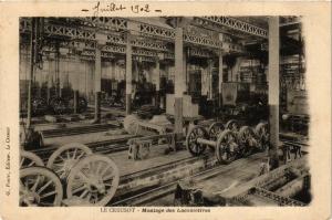 CPA LE CREUSOT - Montage des Locomotives (637532)